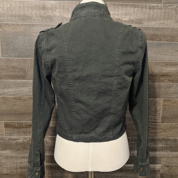 Callie Mac Boho Aztec Denim Jacket Size Medium - Picture 5 of 7